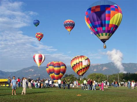 hot air balloon colorado springs festival